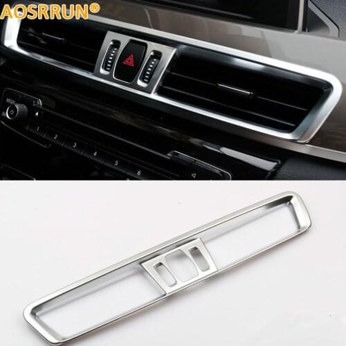 For BMW X1 F48 2015 2016 20i 25i Car Air conditioning outlet Cover Car accessories