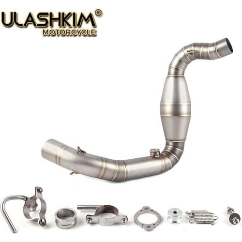 Motorcycle Exhaust contact middle pipe for For bmw G310R G310GS G 310R G 310GS not for G310GS
