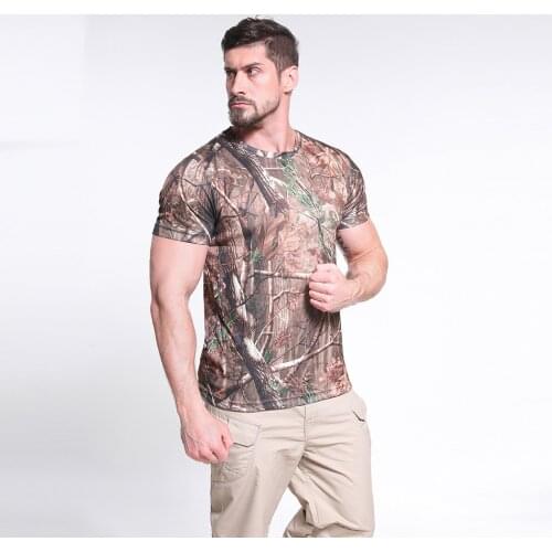 2019 Outdoor-camping Men Lightweight Army TShirt Hiking Waterproof Tshirt Short Sleeve Sport Slim Fit Anti Dirty Shirt