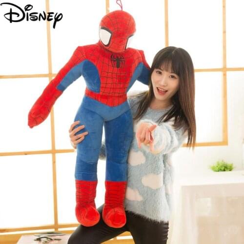 Disney Marvel The Avengers Spiderman Cartoon Stuffed Doll Plush Toys Child Boy Cloth Doll Pillow Kids Room Decoration Girl Gifts