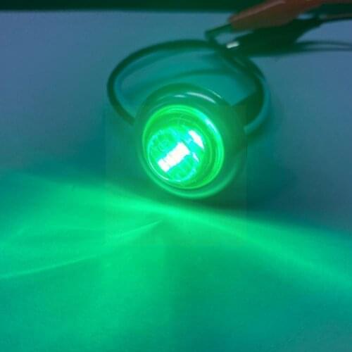 New 10Pcs 12V Marine Boat Transom LED Stern Light Round IP67 Waterproof Yacht Marker Lamp LED Side Courtesy Lights White Ta C5Z6