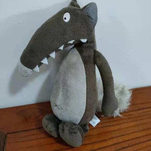 Original Les Aventures De Loup Editions Philippe Auzou Peluche Wolf Giant Plush Doll 40cm Rare Gift