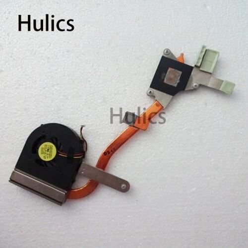 Hulics Original For DELL laptop heatsink cooling fan cpu cooler 15R M5010 CPU heatsink 0K28PW