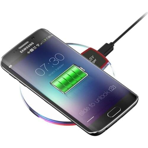 QI wireless charger K9 adapter for Iphone 8 plus Iphone X Sasmsung S7 edge S8 Plus with retail package white balck color 100pcs