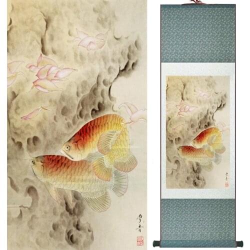 Home Office Decoration Chinese scroll painting birds painting Chinese wash painting Printed painting 060801