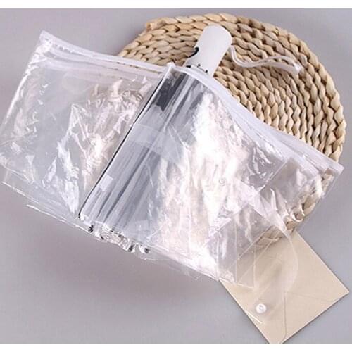 Transparent Automatic Umbrella Wind Resistant Folding Automatic Umbrella Rain Sun Auto Windproof Umbrella