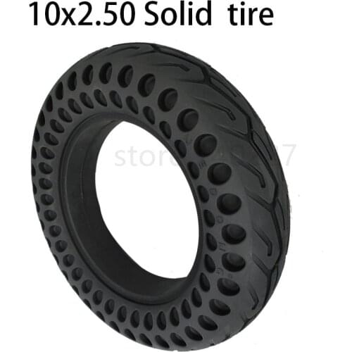 10 Inch Solid Tyre for Xiaomi M365 Electric Scooter Non-Pneumatic Anti-puncture Non-slip Solid Tyre Wheel Scooters Parts