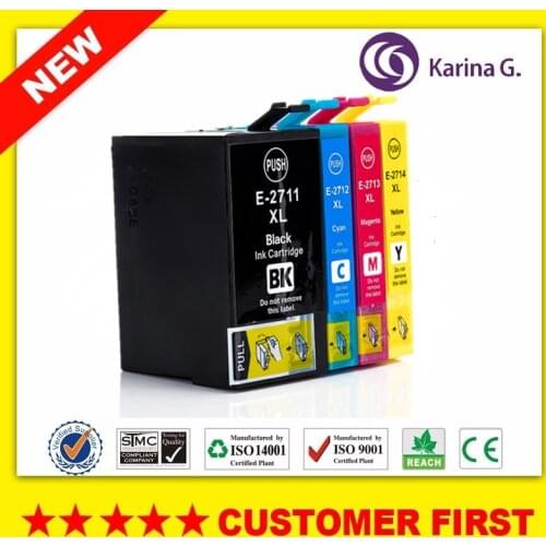 27XL Compatible For T2711 T2701 Ink Cartridge Suit For Epson WorkForce Pro WF-3620DWF WF-3640DTWF WF-7110DTW WF-7610DWF etc