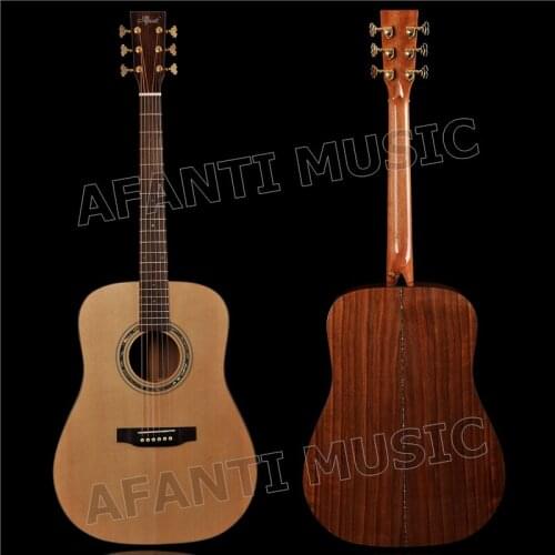 41 inch Acoustic/ Solid Spruce top / Solid Nato back and sides/ AFANTI Acoustic guitar (AFA-910S)