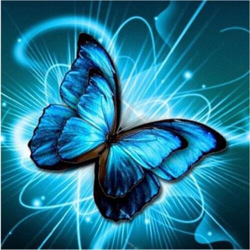 5D Diamond Embroidery Butterfly Cross Stitch DIY Diamond Painting Full Diamond scenery rhinestones Home Decoration