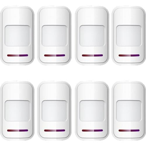 Wireless Passive Infrared Alarm Detector Intelligent PIR IR Motion Sensor Detecting For GSM PSTN Home Burglar Alarm System