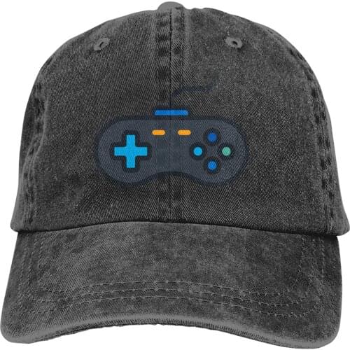 Playstation Joyp-ad Baseball Caps Mens Womens Camping Adult Adjustable Cowboy Hat Casquette Black