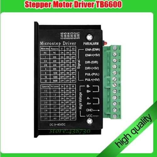 Stepper Motor Driver TB6600 upgrade Nema 23 Nema17 4A DC9-42V for NEMA23 motor CNC router controller for 3D printer