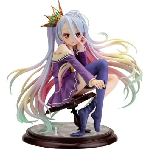 15CM No Game No Life Shiro Jibril PVC Action Figure toy Japanese Anime Sexy Girl Figures Collection Model Toys Doll Gifts