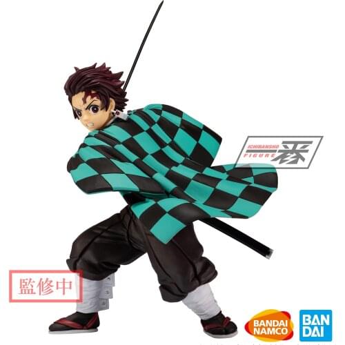 Tronzo Original Banpresto Ichiban Kuji Demon Slayer Kimetsu no Yaiba Kamado Tanjirou PVC Action Figure Model Toys