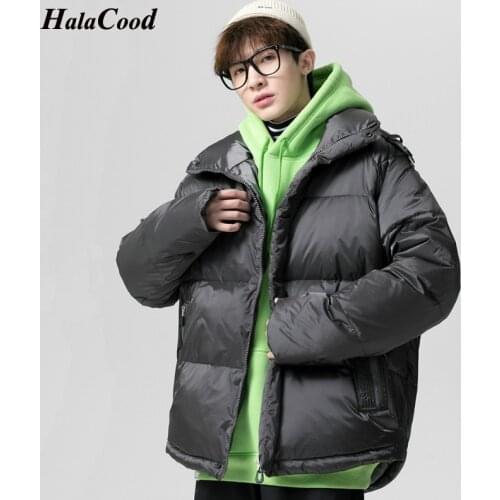 HALACOOD Hot Men Clothing 2021 New Winter Quality Mens Duck Down Jacket Oversized Thick Warm Casual Jacket Winter Down Coat Men