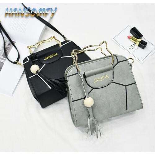 HANSOMFY direct sales 2019 fashion summer ladies handbag shoulder bag handbag female retro vintage Messenger bag handbag LZ-43