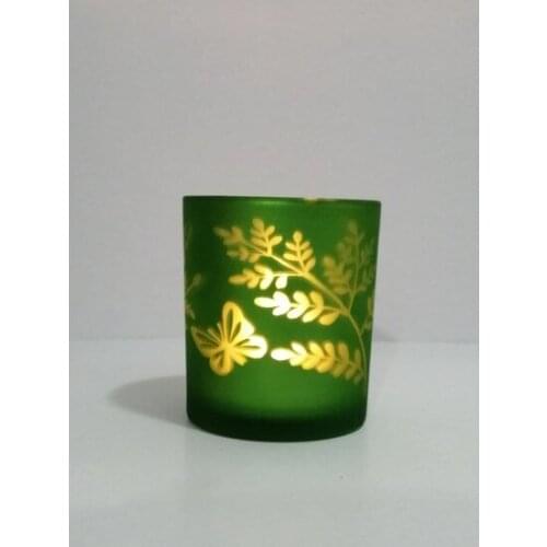 Horizon candle Glass candle Holder Butterfly Pattern To… candle and candlestick свеча и подсвечник vela y candelero