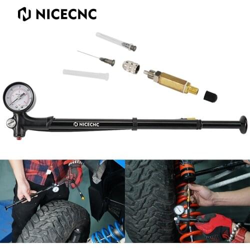 300 psi Suspension Pump Kit Fork Shock Air Pump Nitrogen Needle Set Motorbike Accessories for ATV UTV Motorcycle Autocar Bike