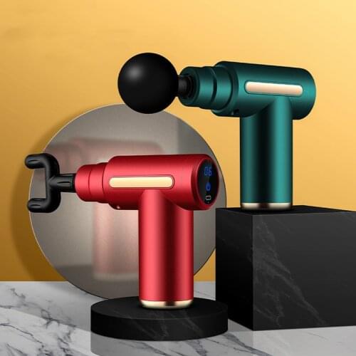 Massage Gun Deep Tissue Percussion Muscle Massager For Pain Relief Fascia Gun Electric Body Massager