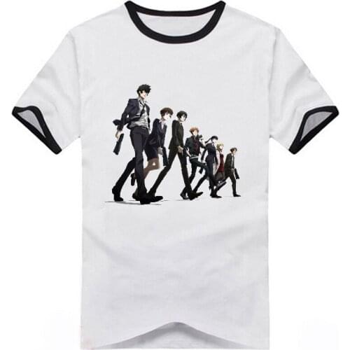 New Anime Psycho Pass Tshirt Cosplay Costume Kougami Shinya Tsunemori Akane Men Women Casual tshirt short sleeve print Tee