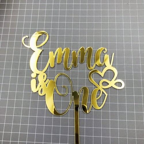 Personalized Happy Birthday Cake Topper, Happy Birthday Cake Topper with name, Glitter Custom Cake Topper, Birthday Party