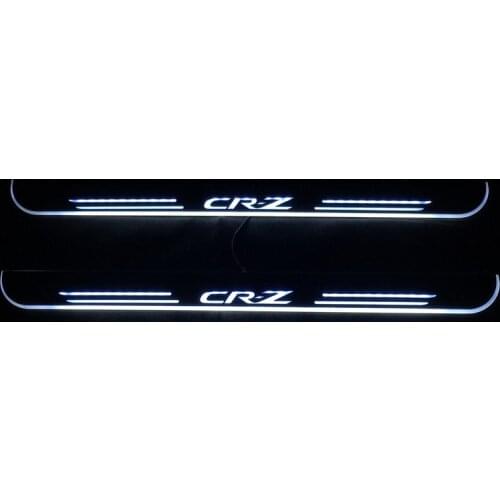 Welcome Pedal Lights For Honda CR-Z CRZ 2010 2011 2012 - 2018 Pedal car Door Sill Pathway Lamps led thresholds scuff plates AUTO