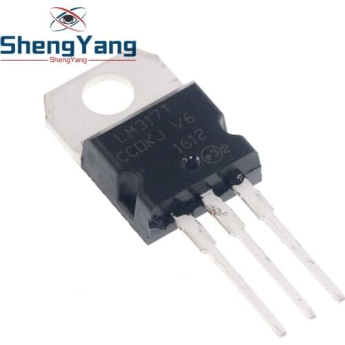 10pcs/lot LM317 LM317T TO-220 adjustable chip three-terminal regulator original authentic