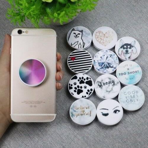 Universal phone holder Expanding Stand Grip Phone Car Holders Mount Desk Top for iphone stand foldable phone holder socket