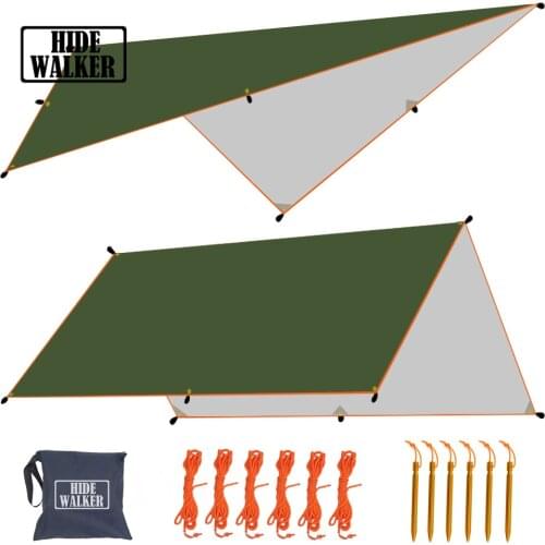 Sun Shelter Tarp Impermeable Large Camping Awning Shade Cover Sun Canopy Outdoor Shade Cloth Outdoor Waterproof Awning for Car