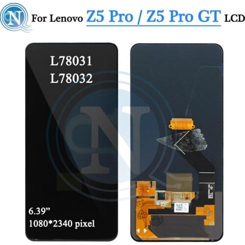 6.39" AMOLED For Lenovo Z5 Pro GT L78032 LCD Display Touch Panel Screen Assembly For Lenovo Z5 Pro L78031 z5pro display