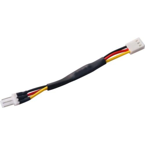 10PCS 3pin Computer Fan Down Slow Speed Fan Controller Cable 10cm Deceleration Line for PC CPU Cooling Fan Cpu Cooler Connector