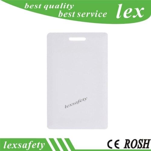 100pcs/Lot 13.56mhz Passive F08 RFID MF IC Proximity Thick Card,FM1108 Clamshell IC Time Attendance Smart RFID Card