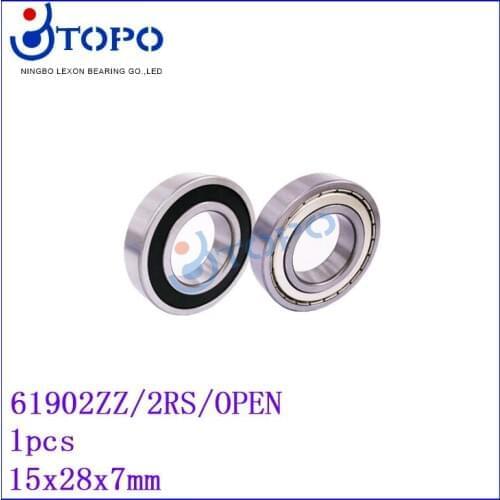 15*28*7mm Deep Groove Ball Bearings61902 ZZ/2RS/OPEN