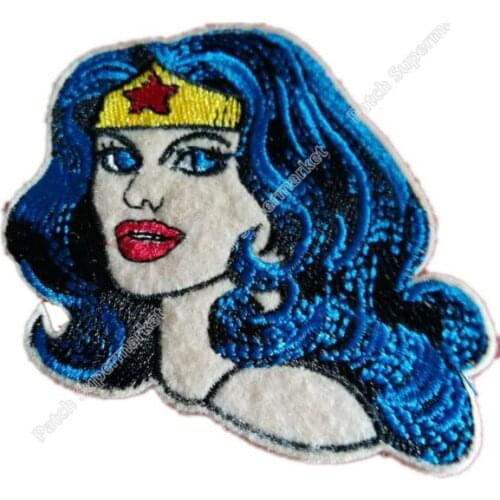 3.3" Face Figure Emblem Iron-On Patch D.C. DC COMICS 2017 TV Movie Series Cosplay badge clothes Costume Suppliesfor NC