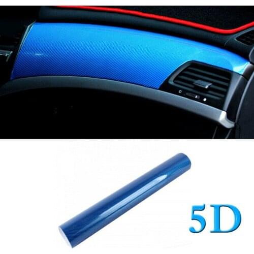Car 5D sticker carbon fiber film simulation carbon fiber sticker car sticker interior sticker highlighting the grade （30*150cm