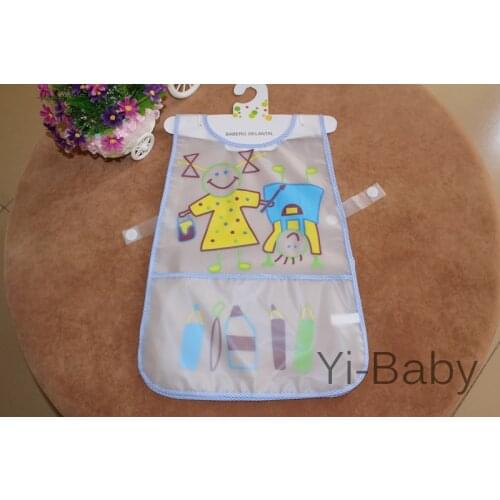 Free shipping YB0001 Clothes Baby bib Infant saliva towels Baby Waterproof bib Painting clothes 12Pieces/Set