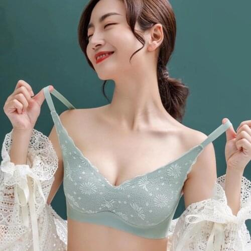 Seamless Bras for Women Wire Free Solid Color Sport Bra Underwear Non-adjusted Straps With Pad Bralette Vest Top Plus Size M-2XL