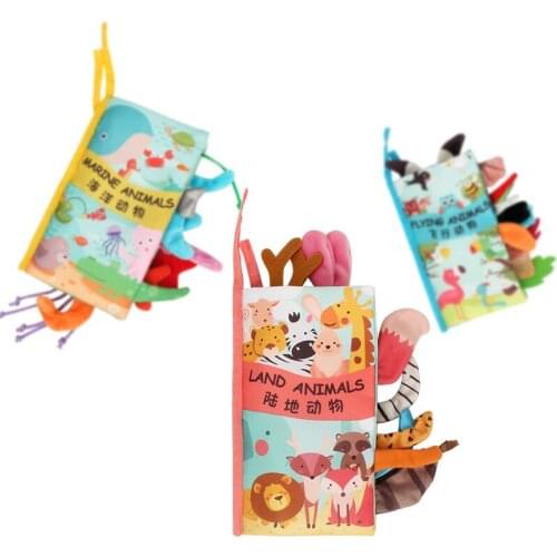 Baby Book Soft Cloth Books for Newborns Baby Toys Educational Soft Book Baby Soft Toys Montessori Toys for Children J0440