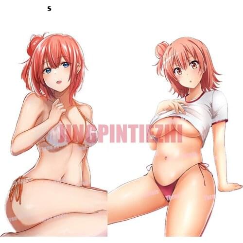 Creative Yuigahama Yui Yahari Ore No Seishun Lovecome Wa Machigatteiru Sexy Cute Sticker for Toilet Mirror Bedroom Decal