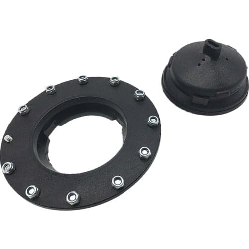 ABS Plastic Fuel Filler Door Cover Gas Tank Cap WITH 12 BOLTS General Fit for cars