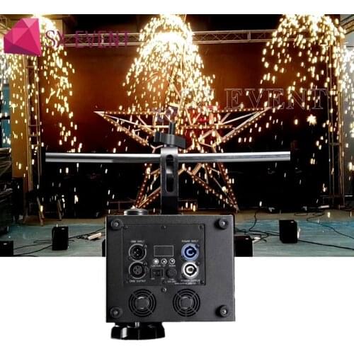 Mini Sparkler Electronic Spark Dj Event 400w Hanging Upside Down Cold Pyro Fountain Machine Waterfall Firework For Wedding Party
