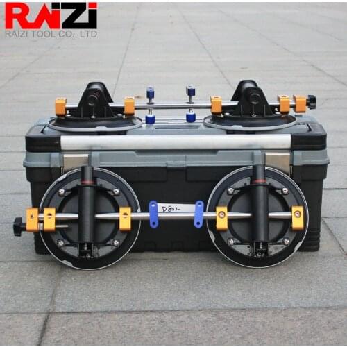 Raizi 2pcs Stone Seam Setter for Seamless Joint Leveling with 8 inch Vacuum Suction Cups Granite Marble Countertop Installation