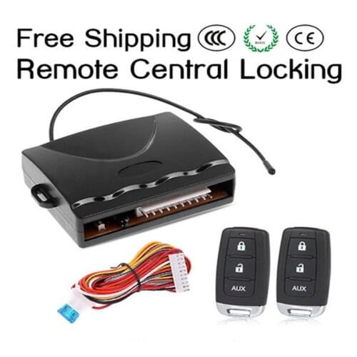 Newest!!Free shipping Universal keyless entry system Remote central locking / Trunk release / Pneumatic/electronic lock 3691