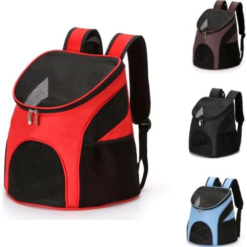 Pet Backpack Multifunctional Mesh Design Comfortable Breathable Oxford Fabric Spacious Foldable Outdoor Travel Cat Dog Bag