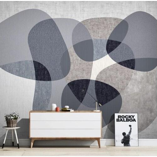 Custom 3D Solid Geometry Living Room Bedroom Background Wallpaper Mural