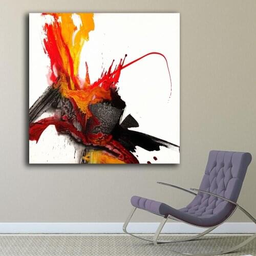Pop art Phoenix Rising Oil Painting Wall Art Paiting Canvas Paints Home Decor Abstract Print Painting Modern Wall Decor No Frame