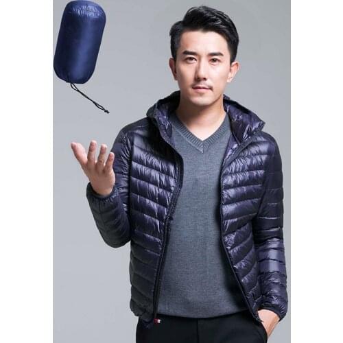 Oversize 9XL 10XL 11XL Mens lightweight down jacket Mens warm and lightweight down jacket jacket 2021 new