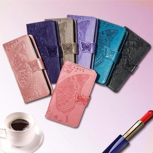 Stylo 6 Luxury PU Leather Case For LG Stylo 6 Wallet Butterfly Flip Cover Mobile Phone Bag Capa Coque