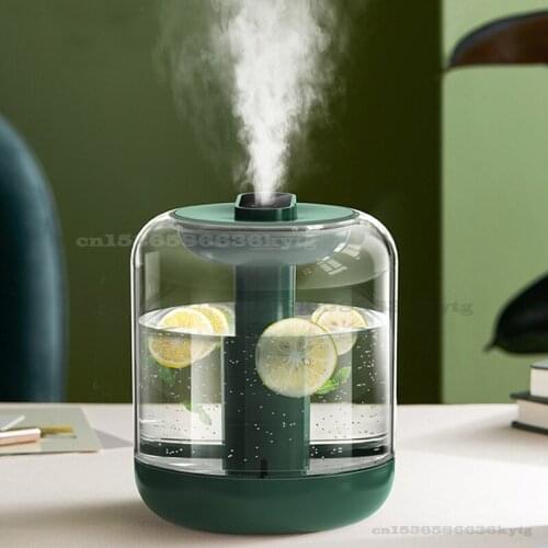 USB Small Humidifier Visualization 1.0L Heavy Fog Air Purifier Home Mute Bedroom Indoor Large Capacity Spray